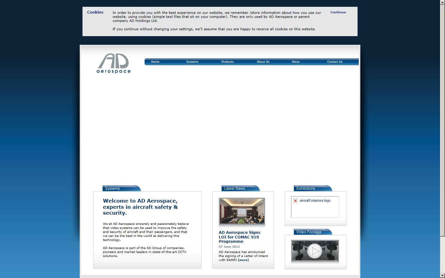 AD Aerospace Ltd Website