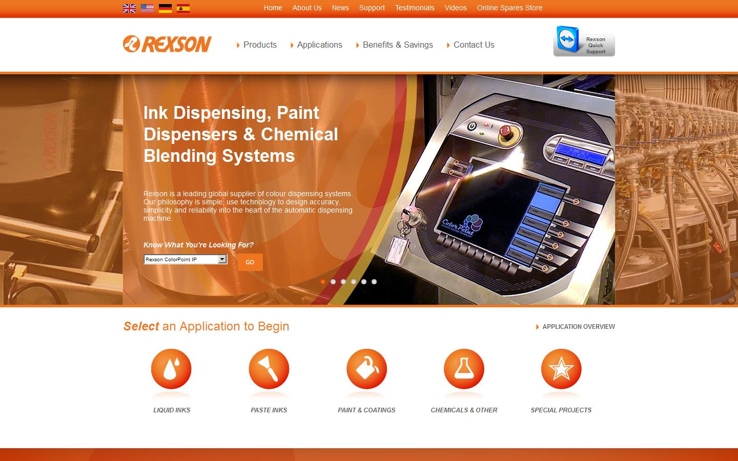 Rexson Systems Ltd Website