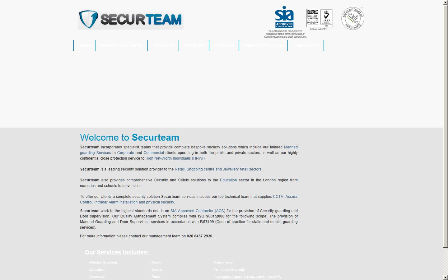SecurTeam Ltd Website
