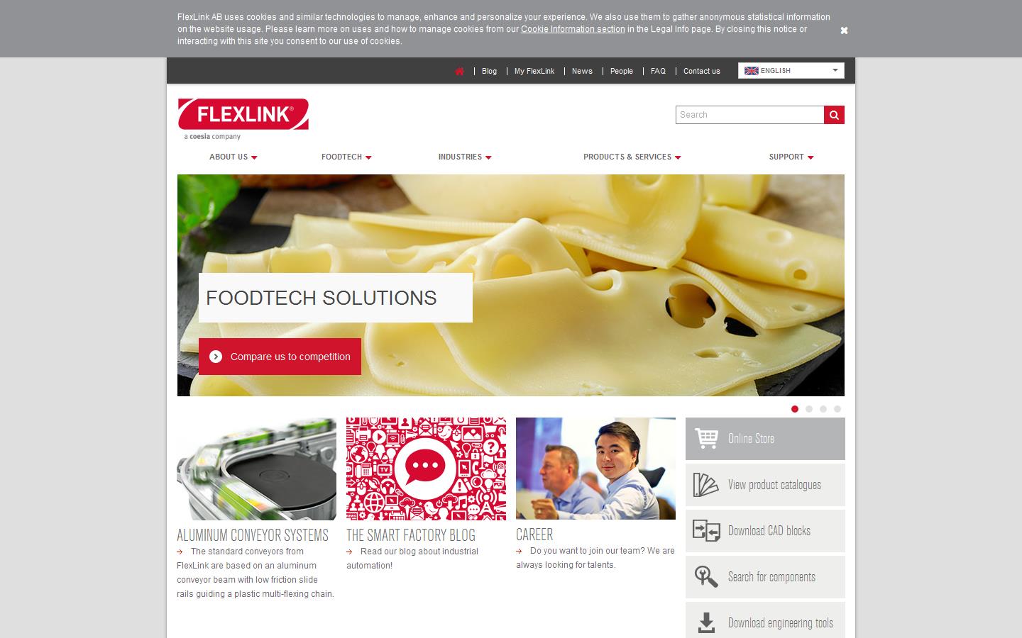 Flexlink Website
