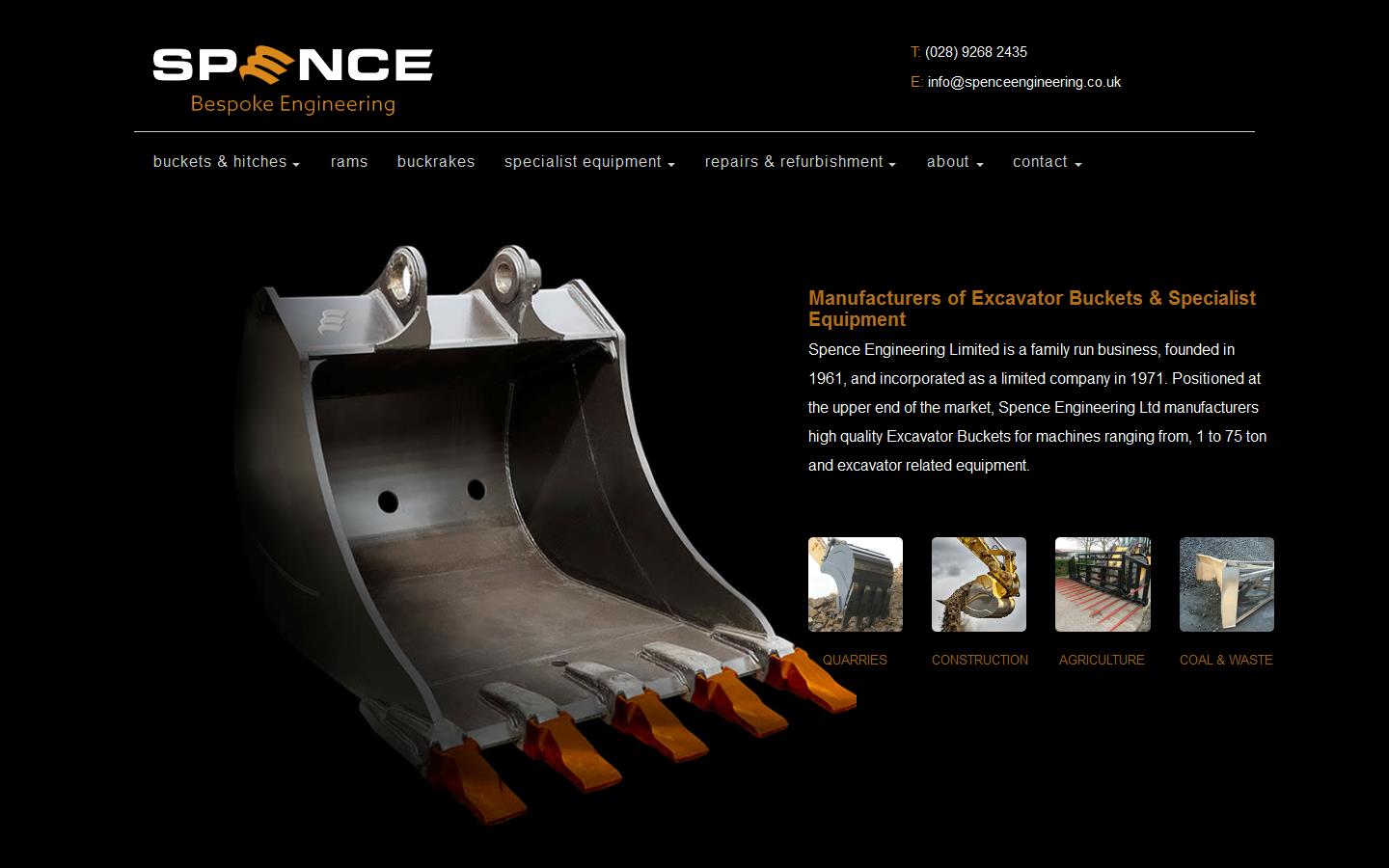 Spence Engineering Ltd Website
