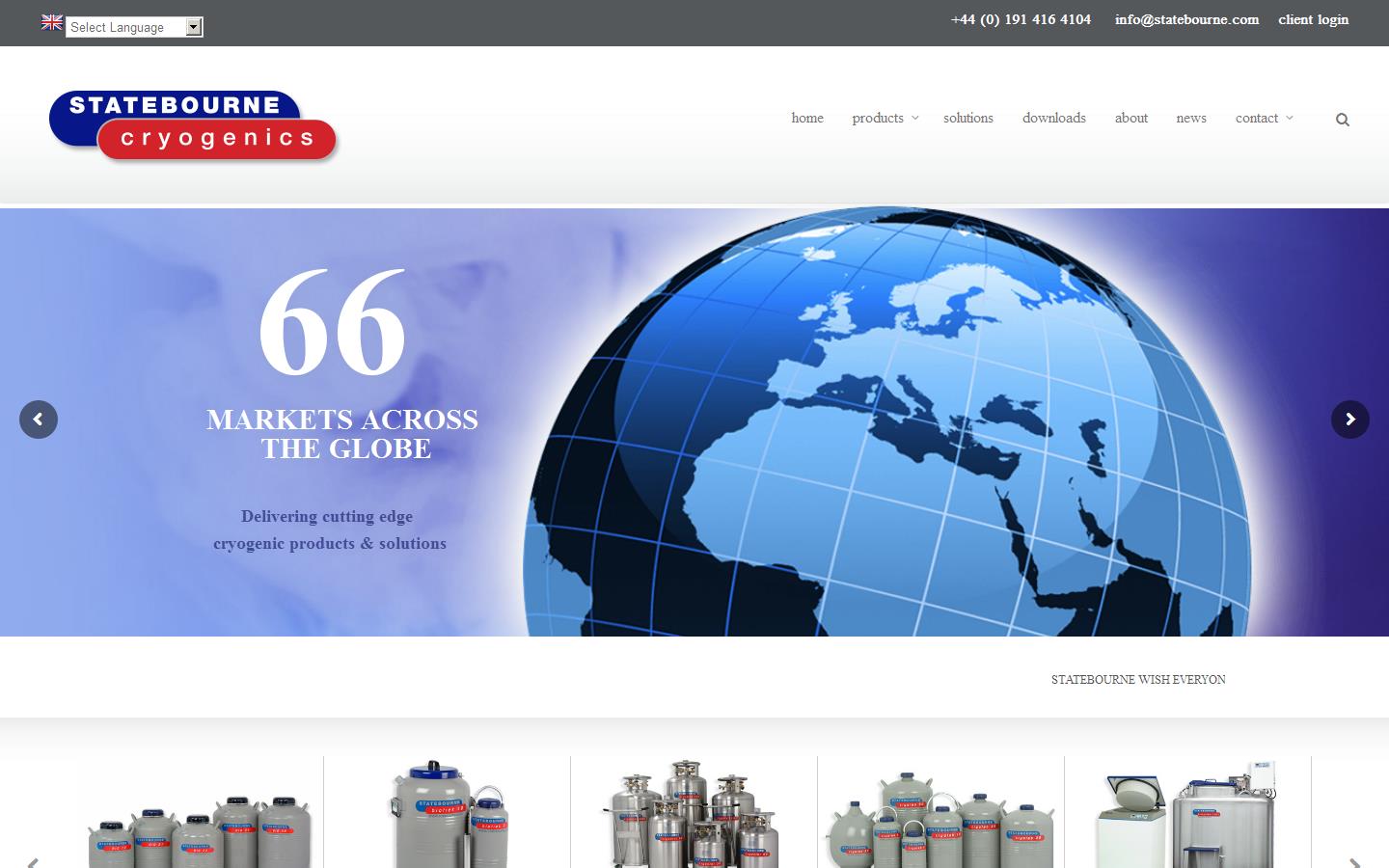 Statebourne Cryogenics Website