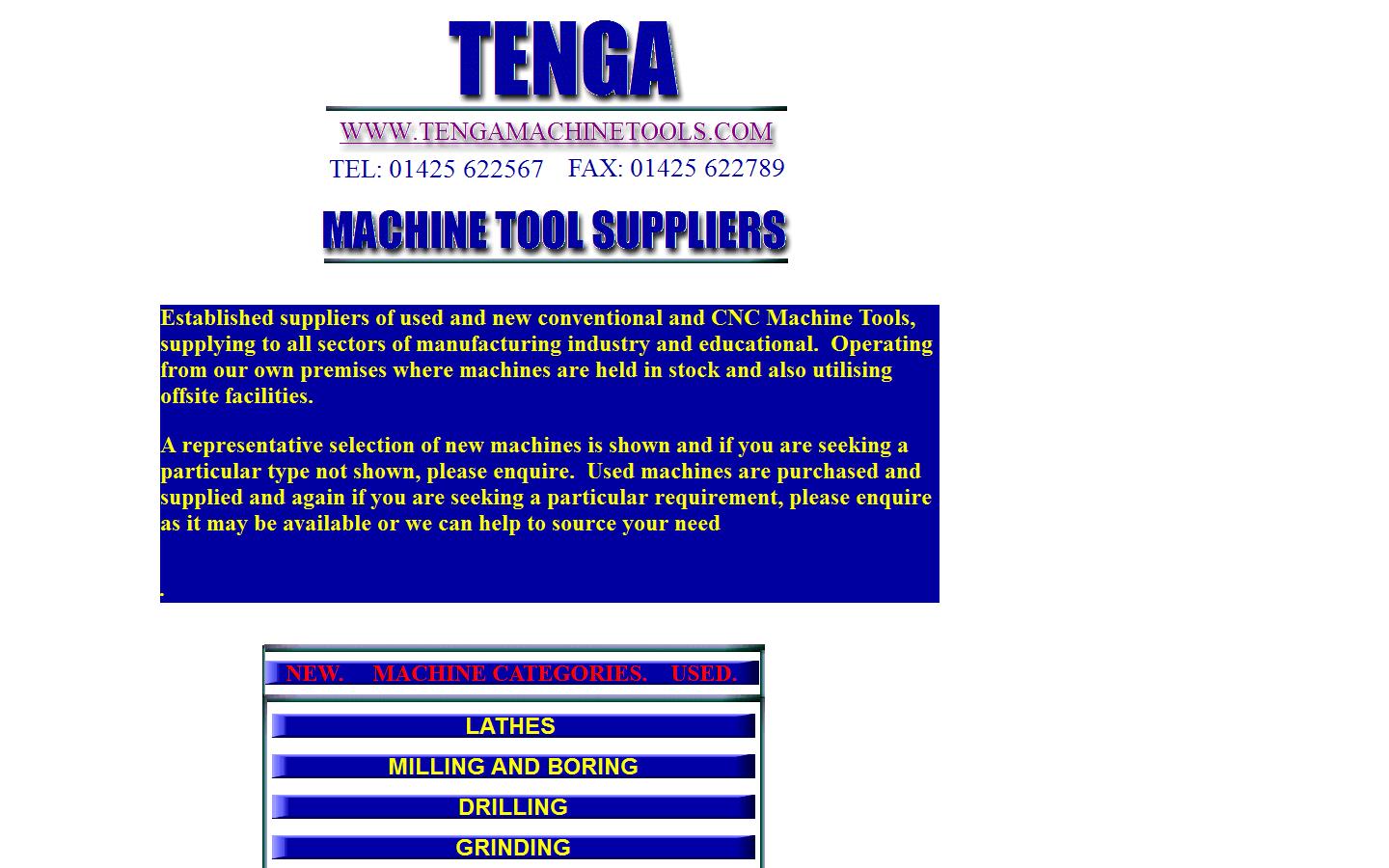 Tenga Engineering Co. Ltd Website