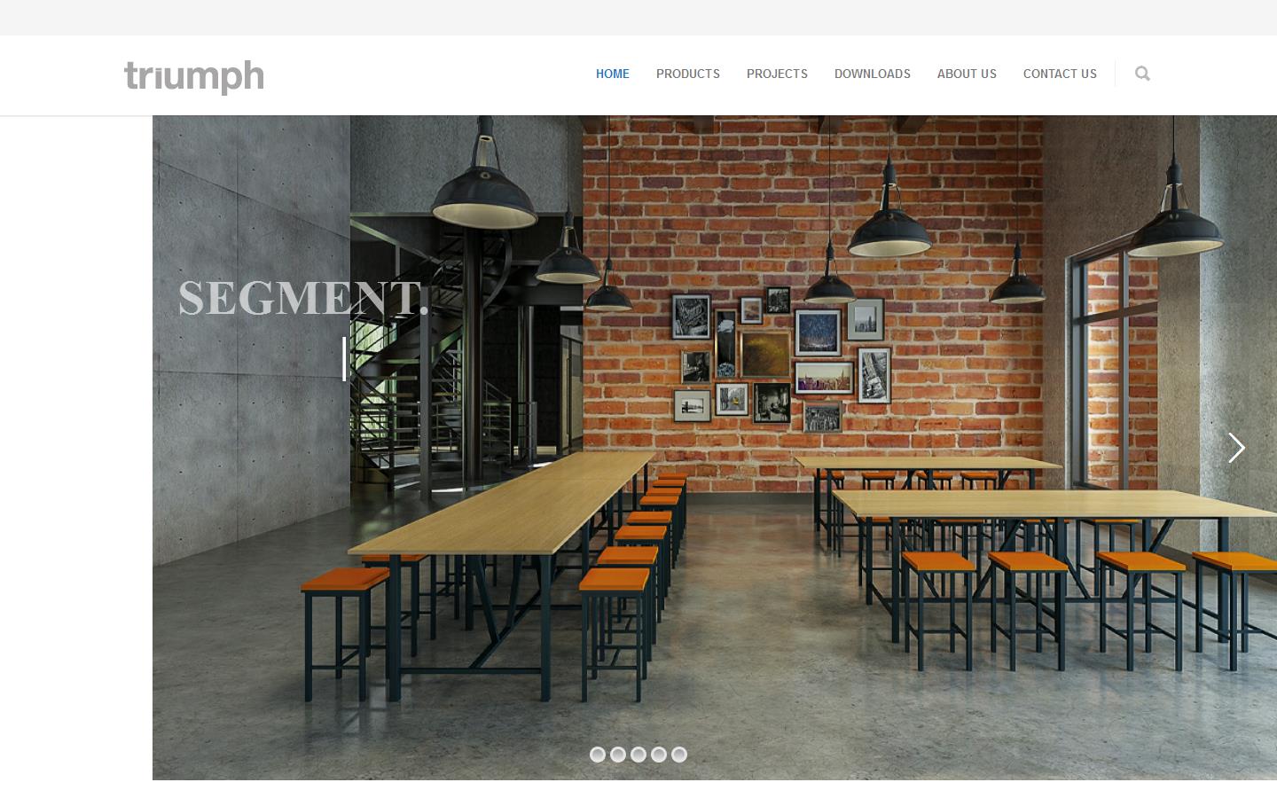 Triumph Furniture Website