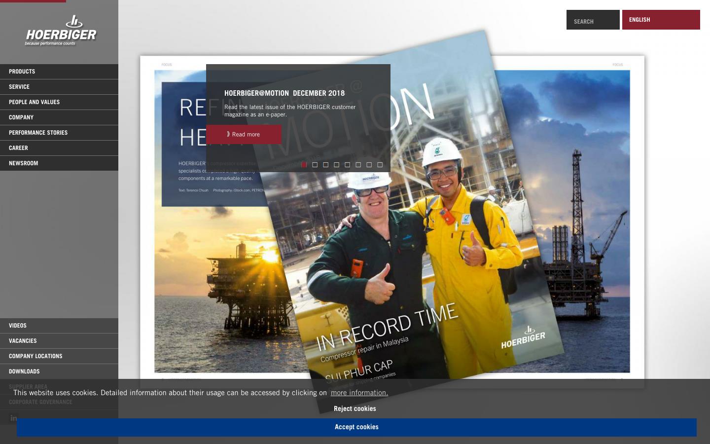 Hoerbiger Rings & Packings Ltd Website