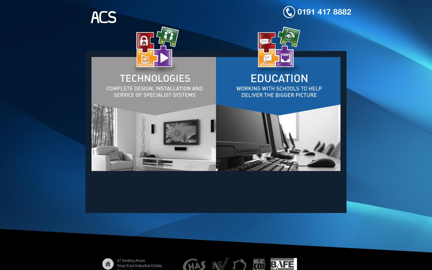 Alarm & Communication Systems Ltd Website