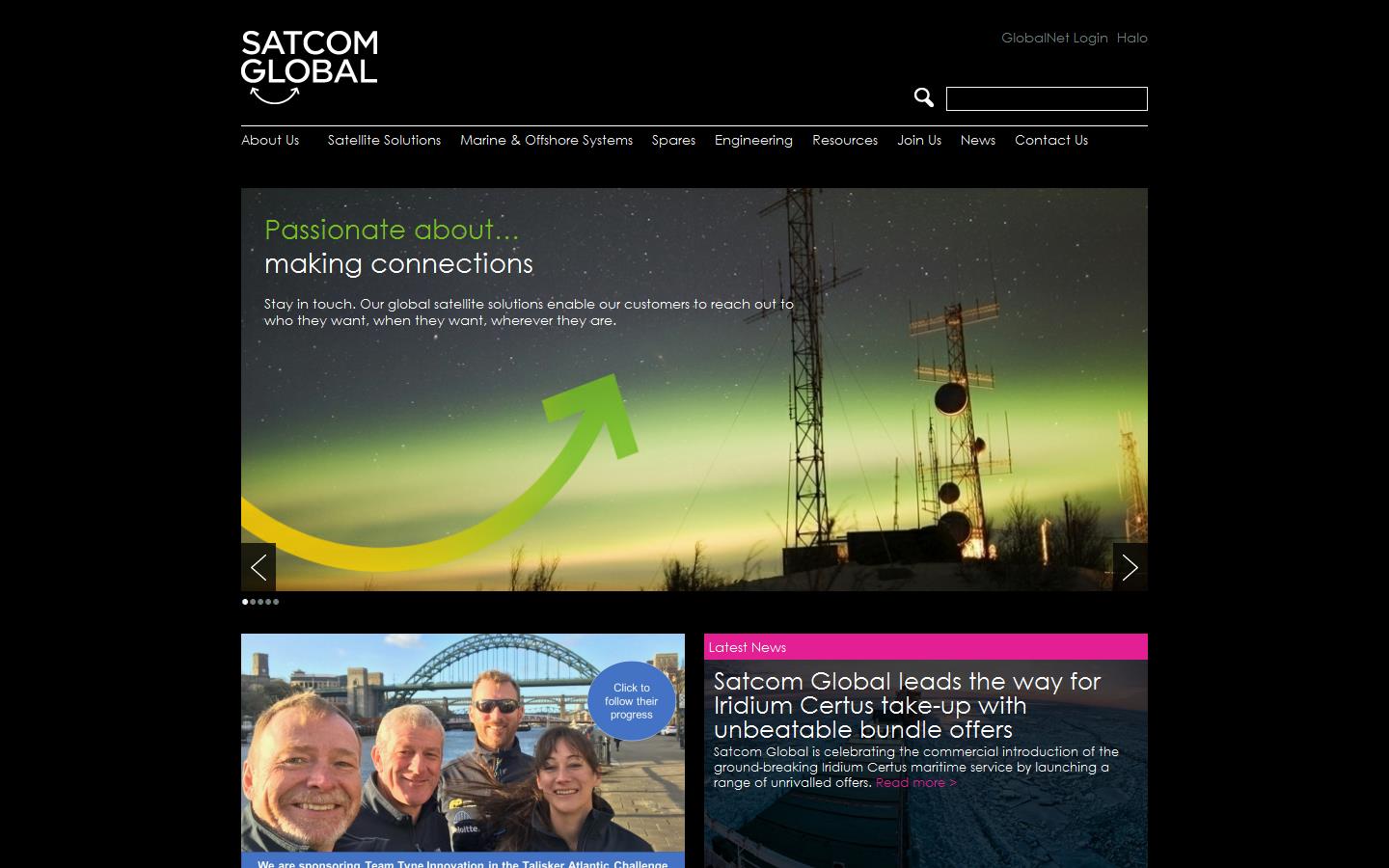 Satcom Global Website