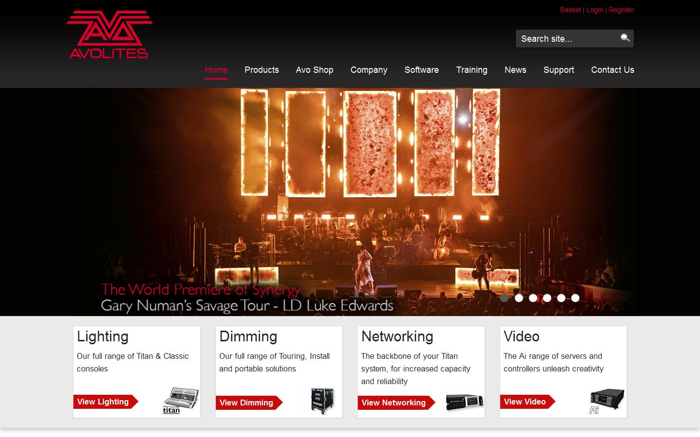 Avolites Website