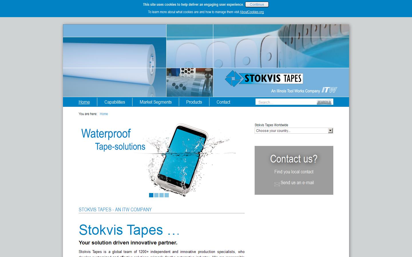 Stokvis Tapes Website