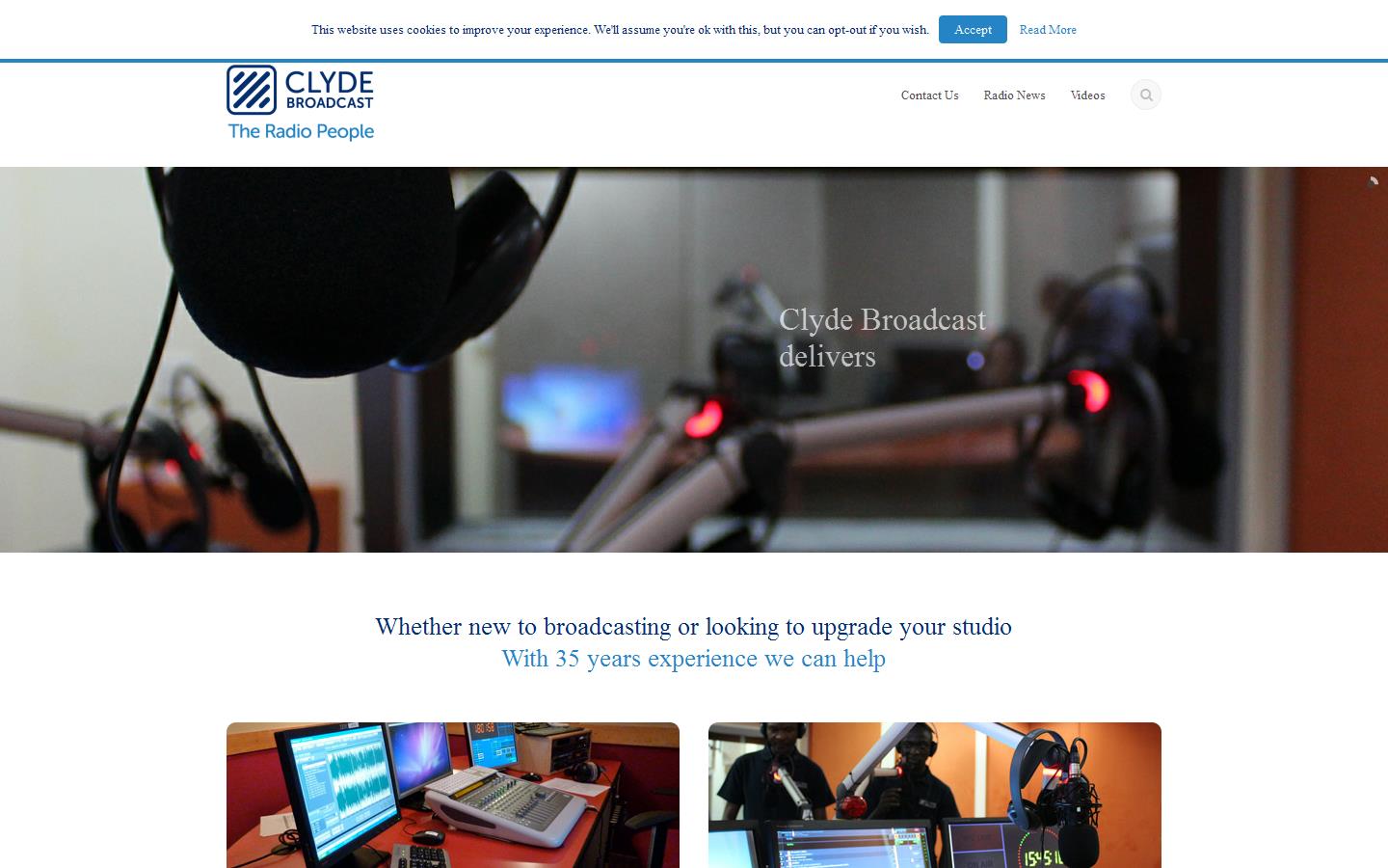 Clyde Broadcast Products Website