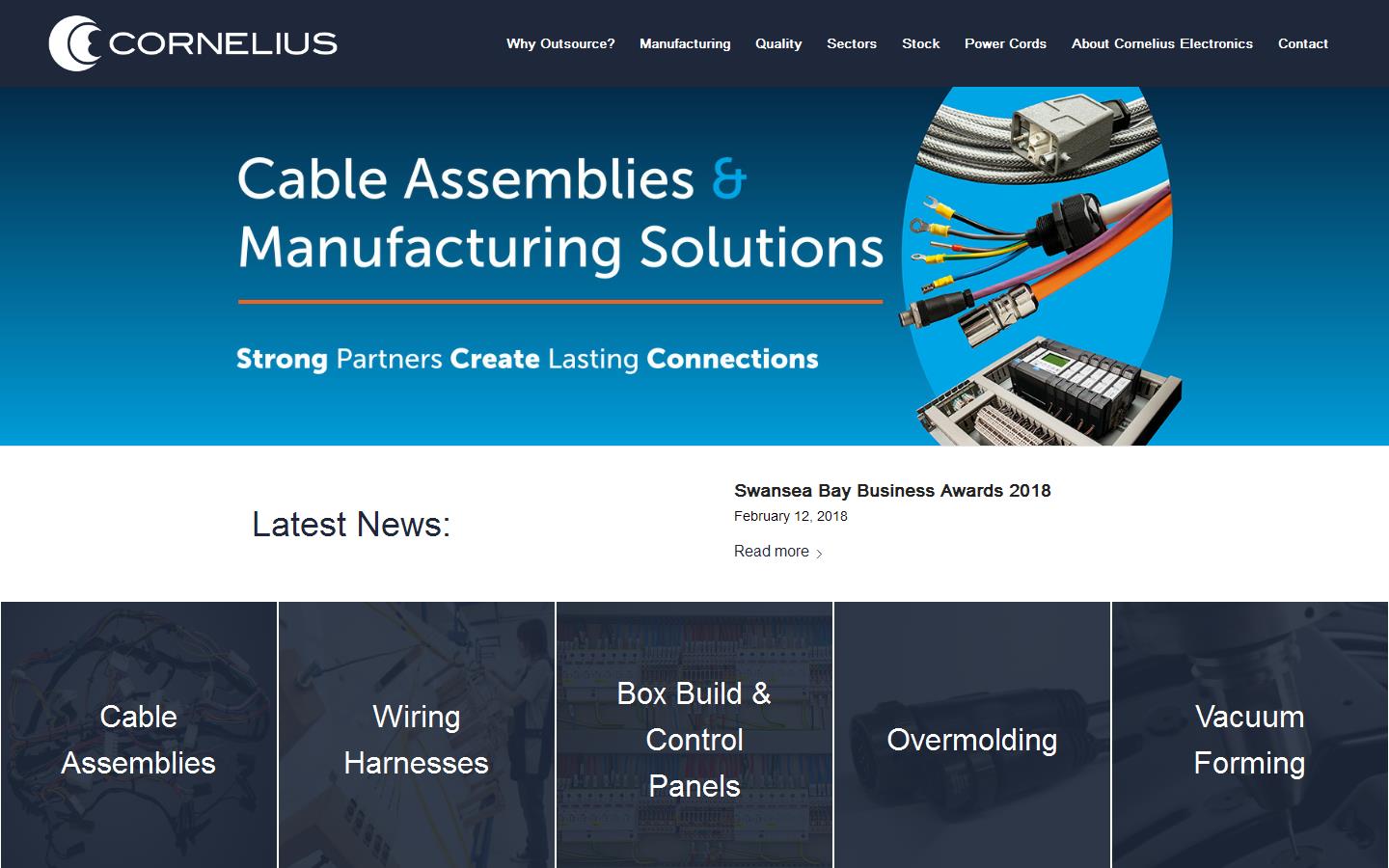 Cornelius Electronics Ltd Website