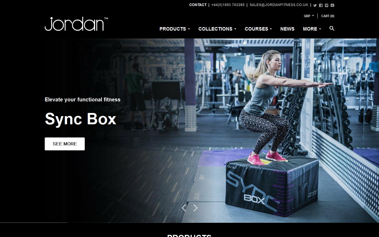 Jordan Fitness Website