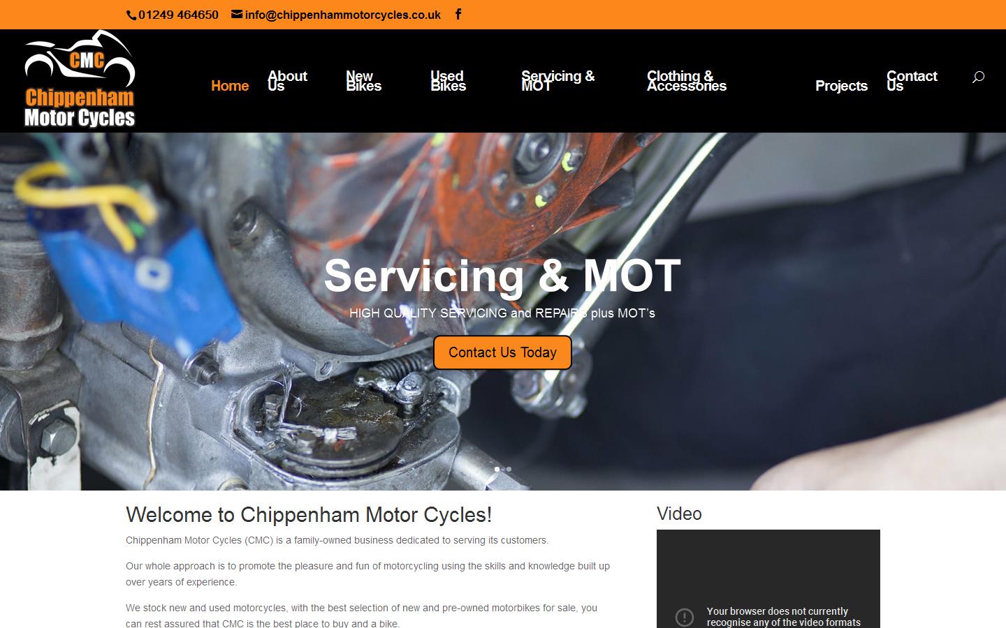 Chippenham Motorcycles Website