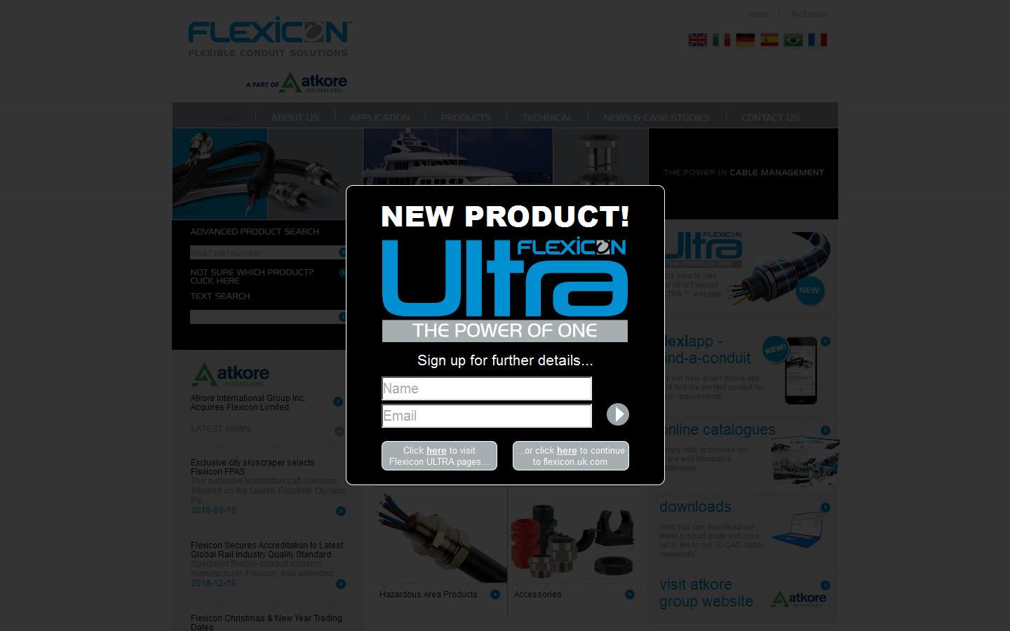 Flexicon Ltd Website