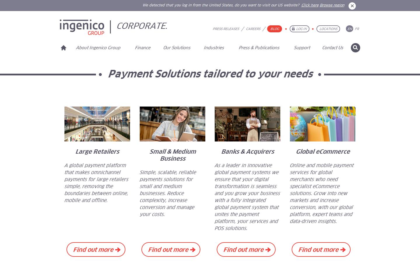 Ingenico UK Website