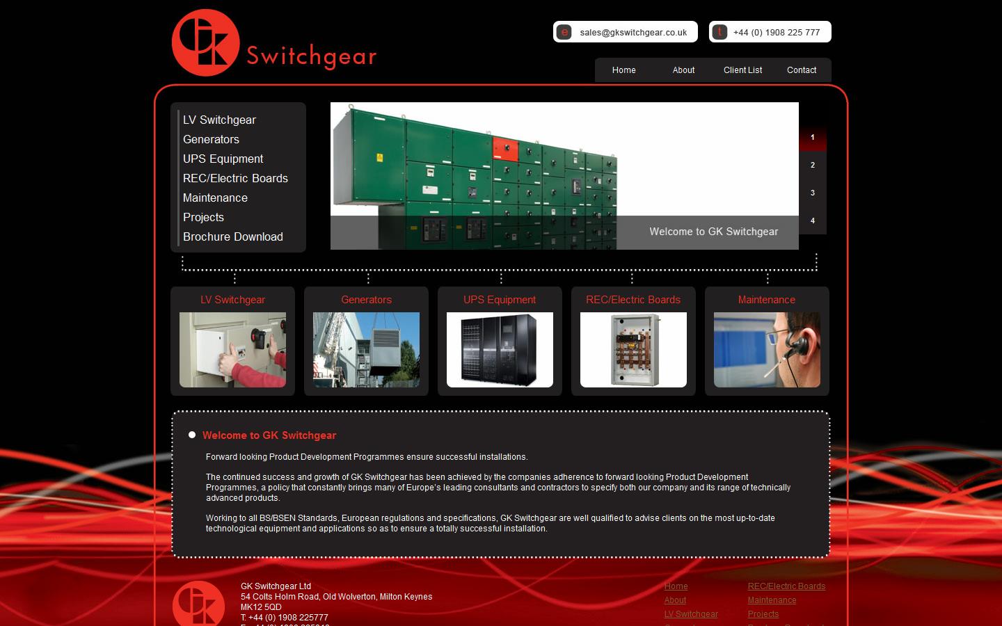 G K Switchgear Website