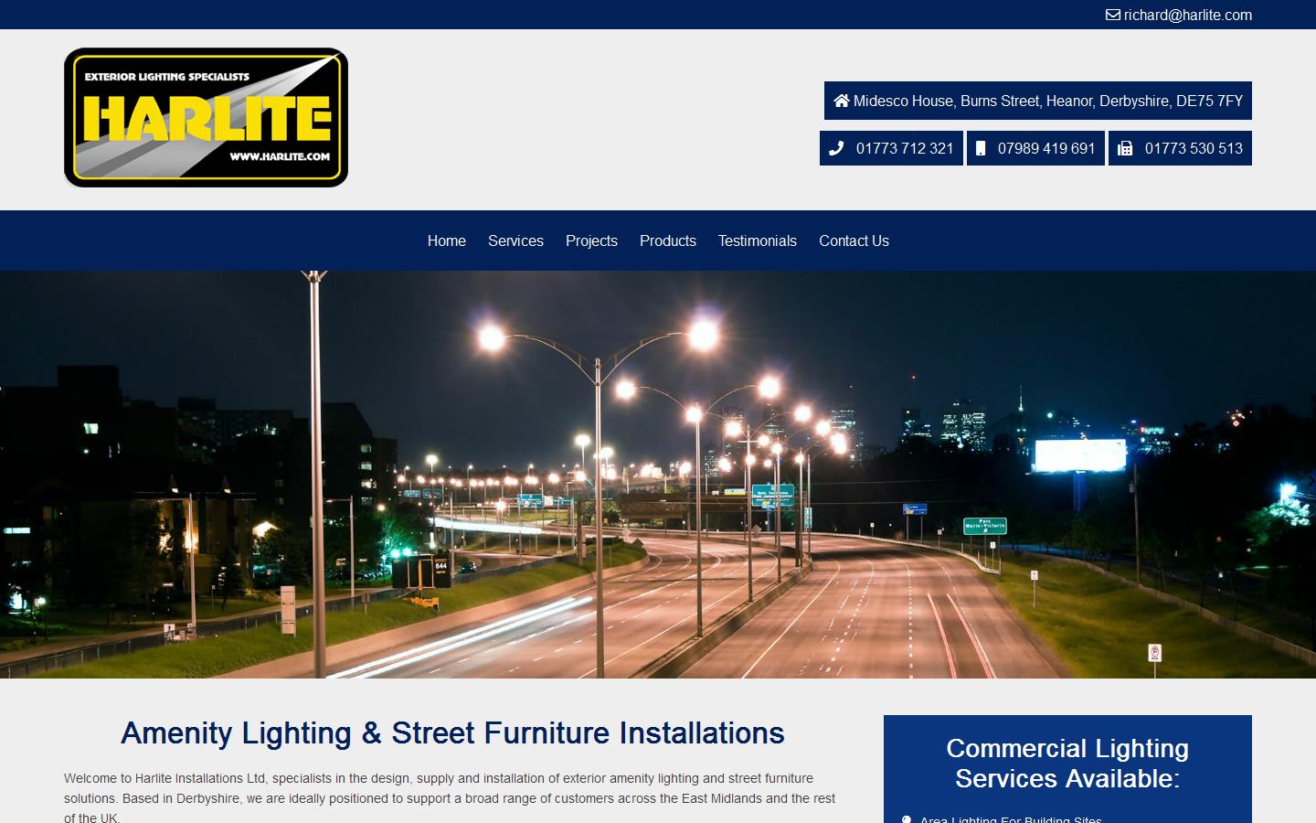 Harlite Website