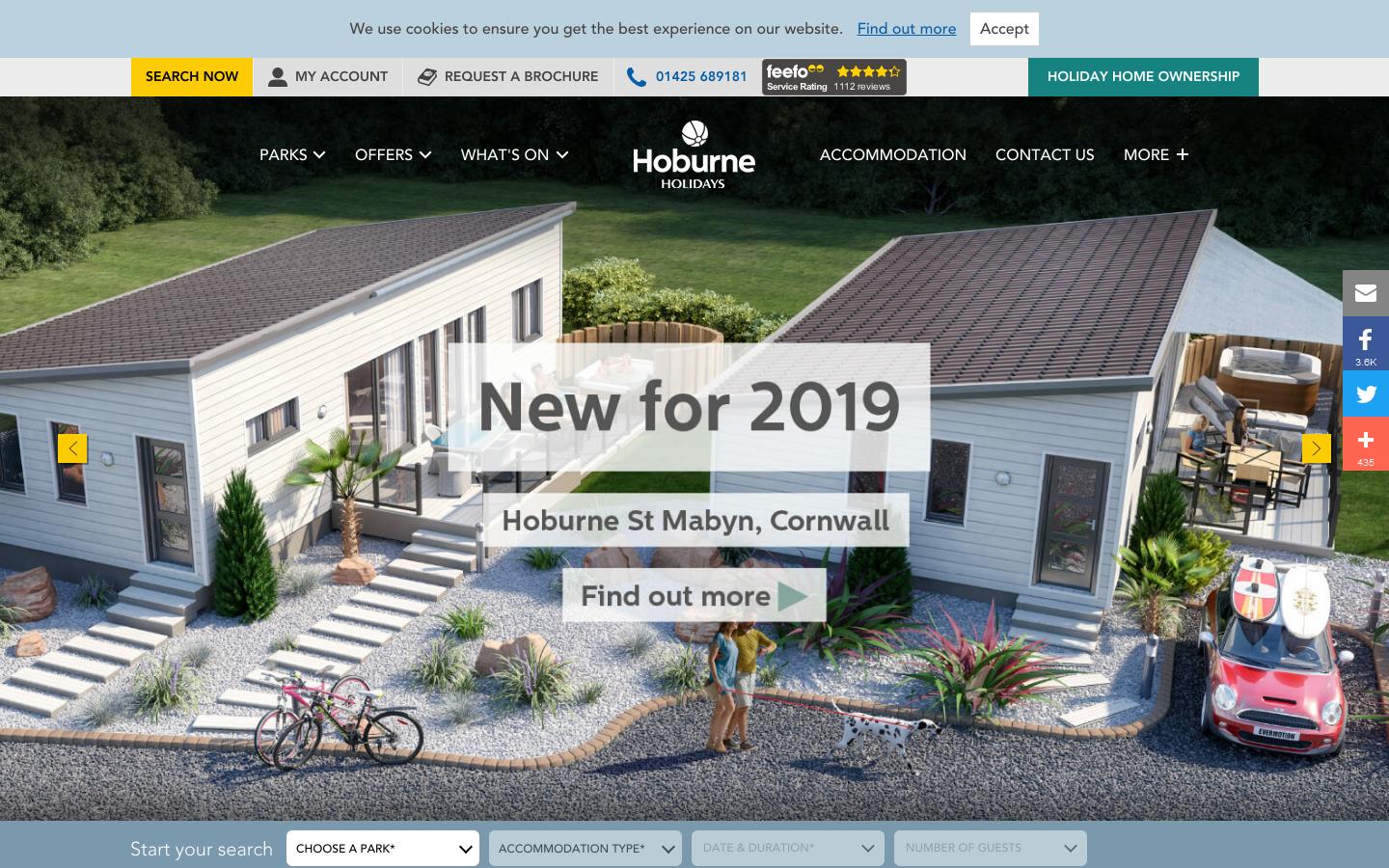 Hoburne Ltd Website