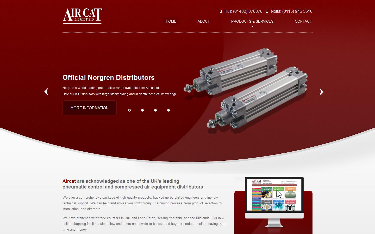 Aircat Ltd Website