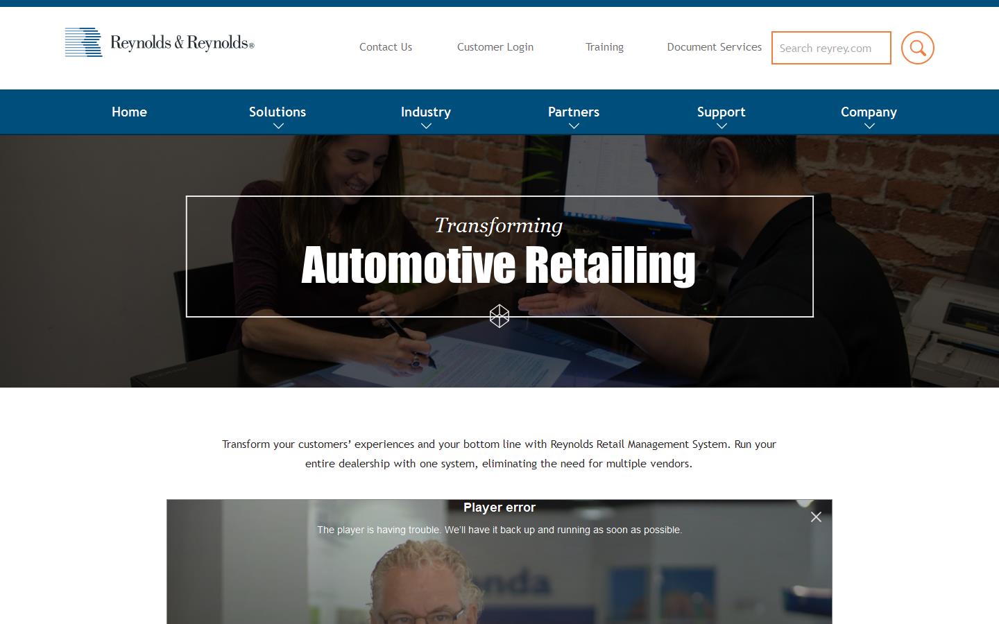Reynolds & Reynolds Website