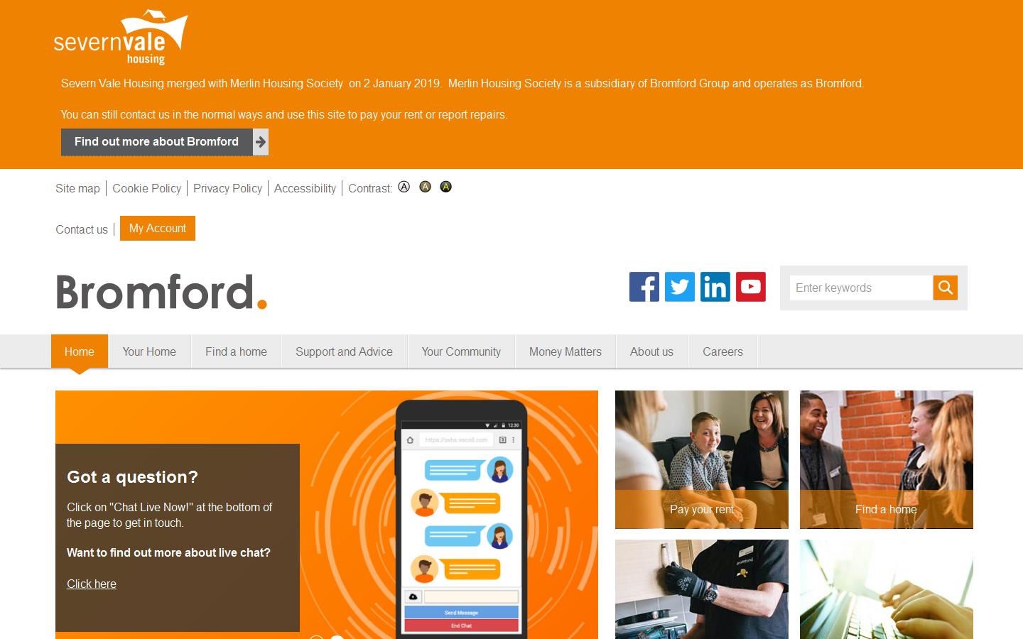 Severn Vale Housing Website