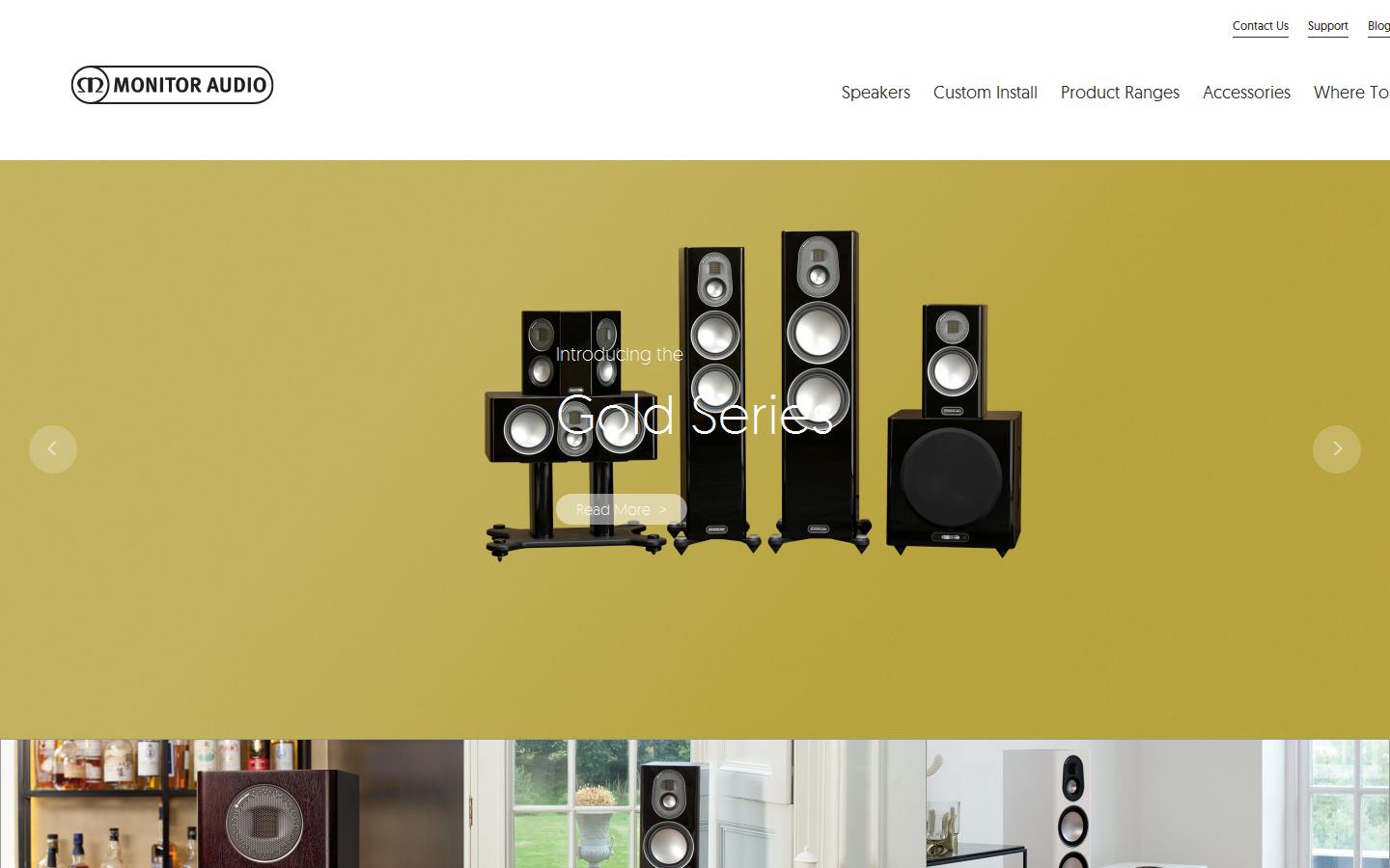 Monitor Audio Ltd Website