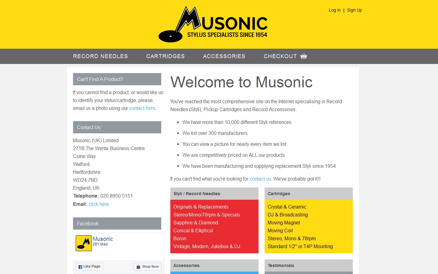 Musonic Website