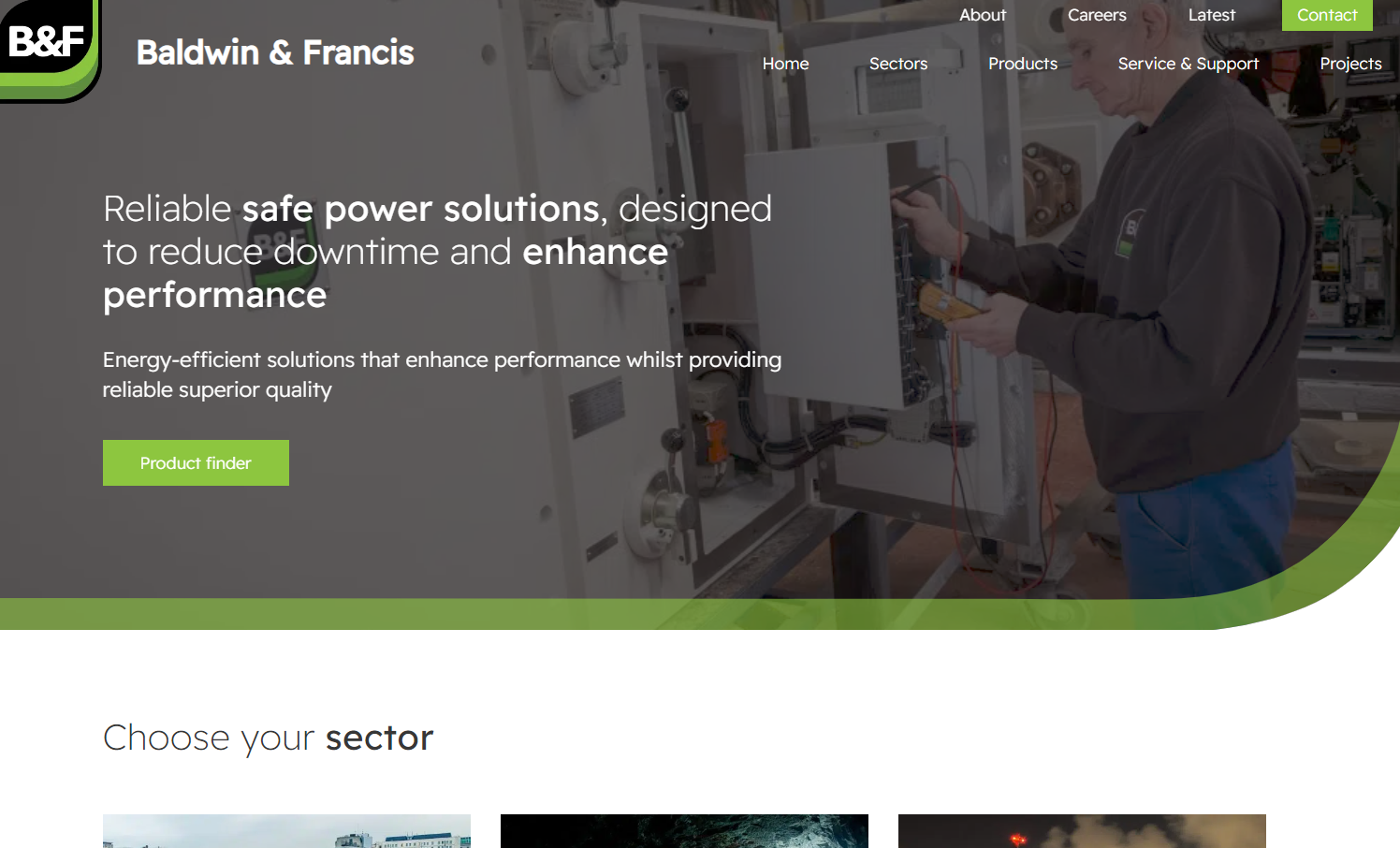 Baldwin & Francis Ltd Website