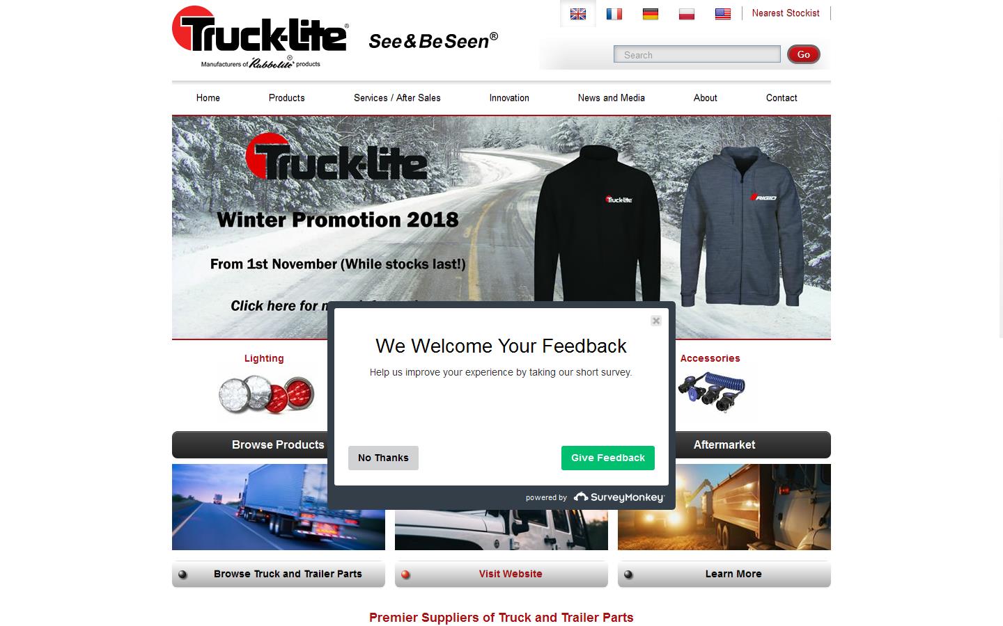 Truck-lite Website