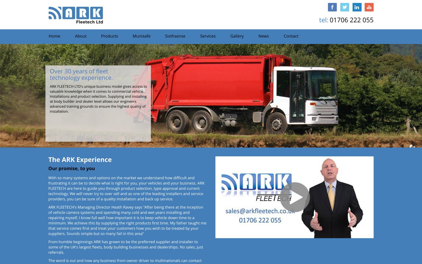 A R K Fleetech Ltd Website