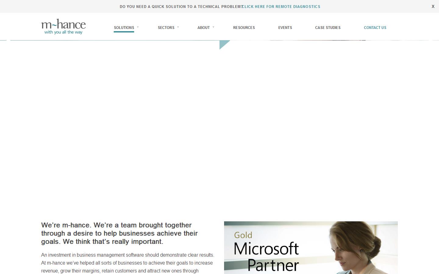 M-hance Website