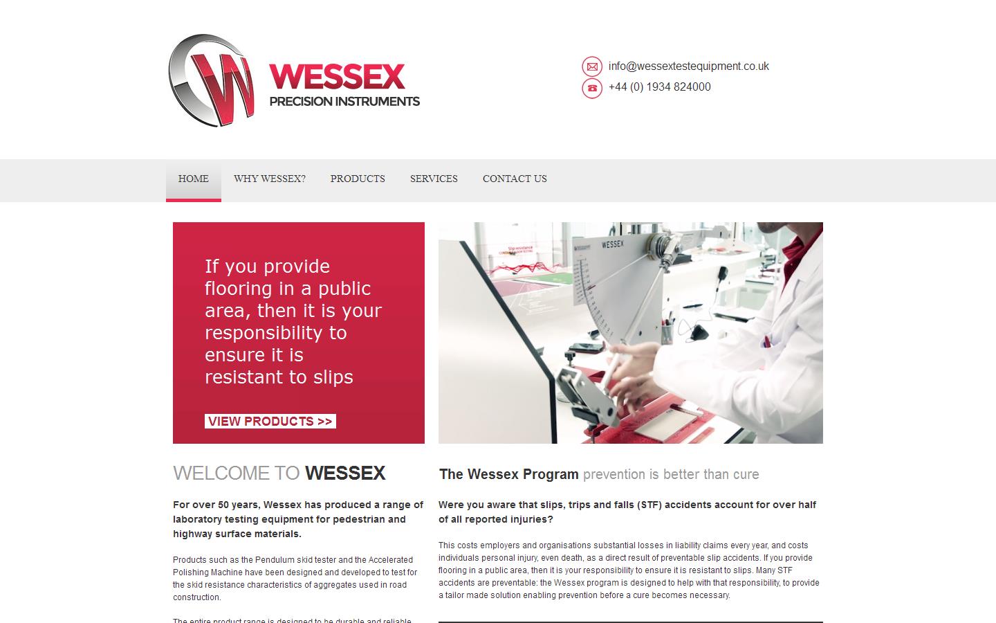 Wessex Precision Instruments Website