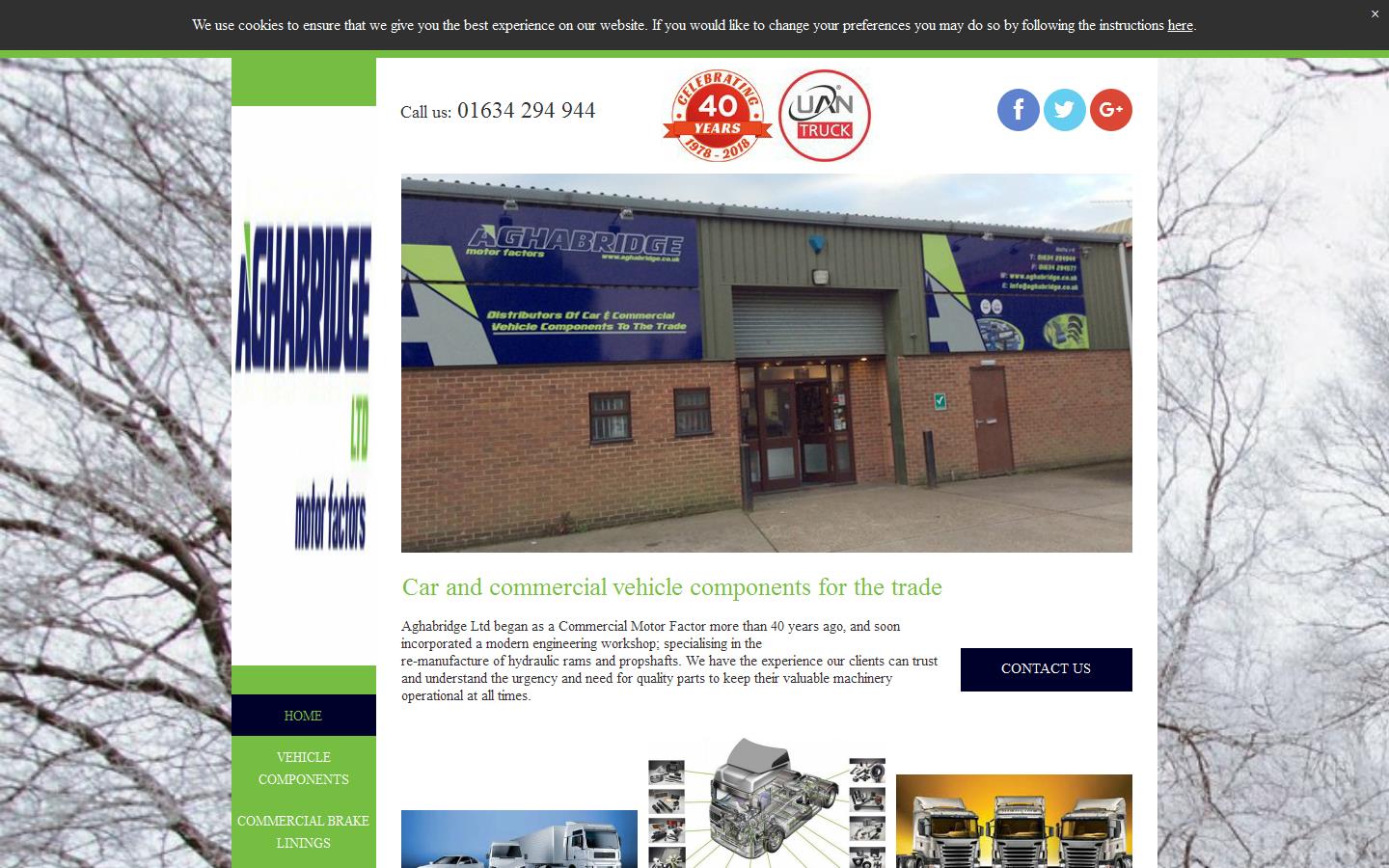 Aghabridge Ltd Website