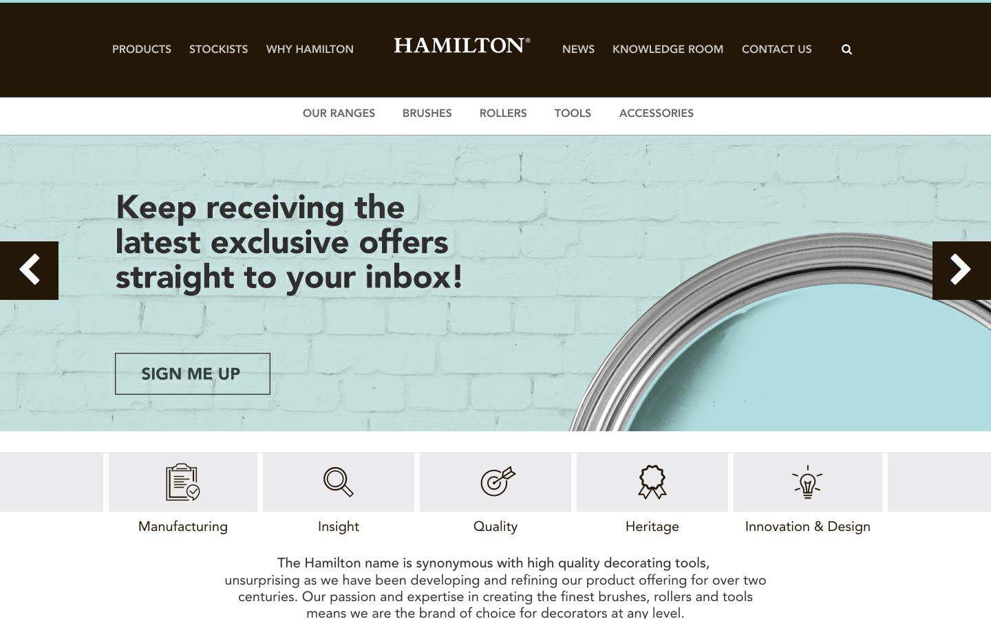 Hamilton Website