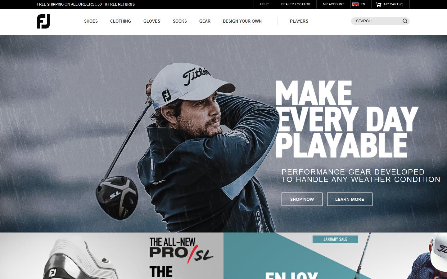 Acushnet Europe Ltd Website