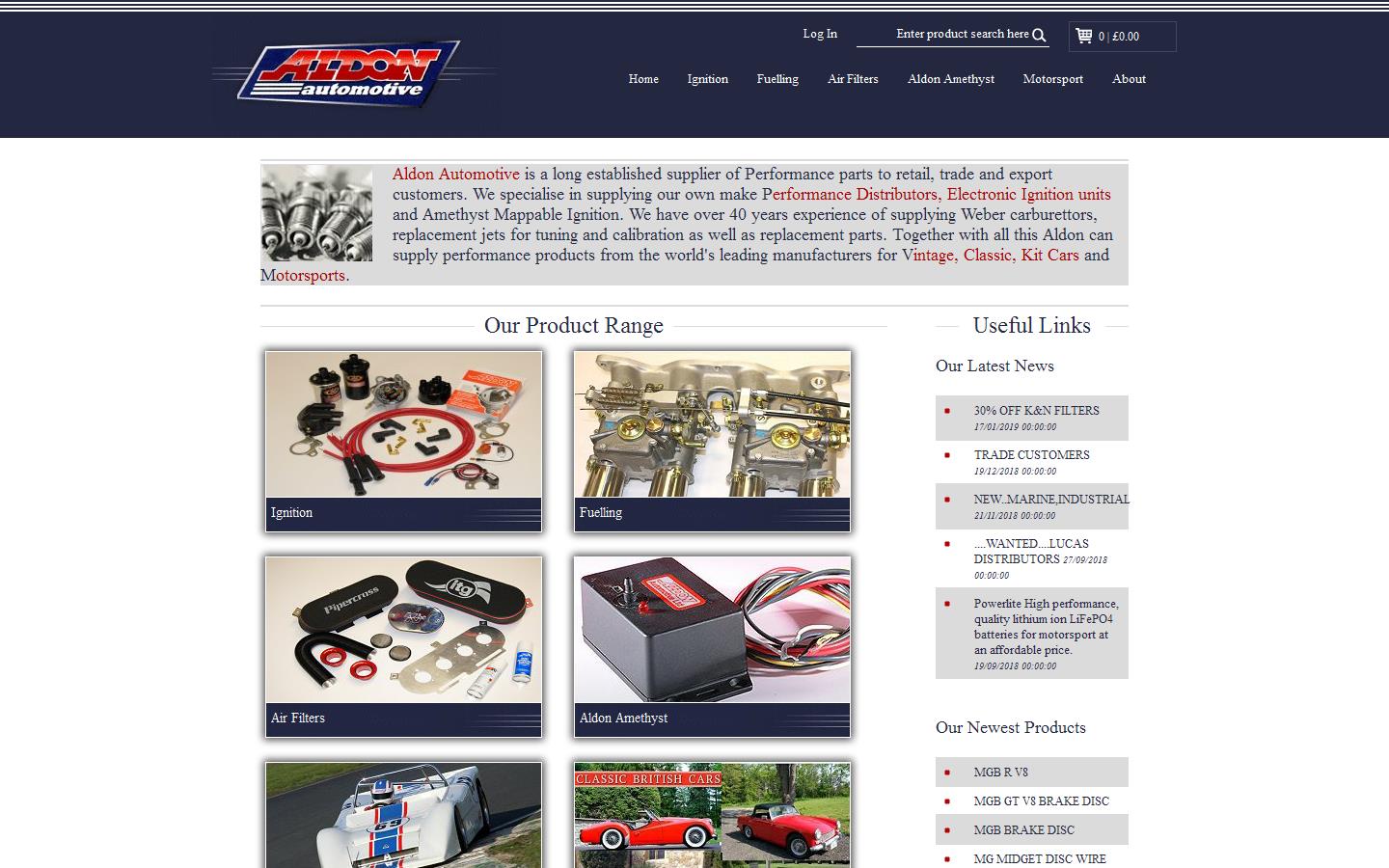 Aldon Automotive Website