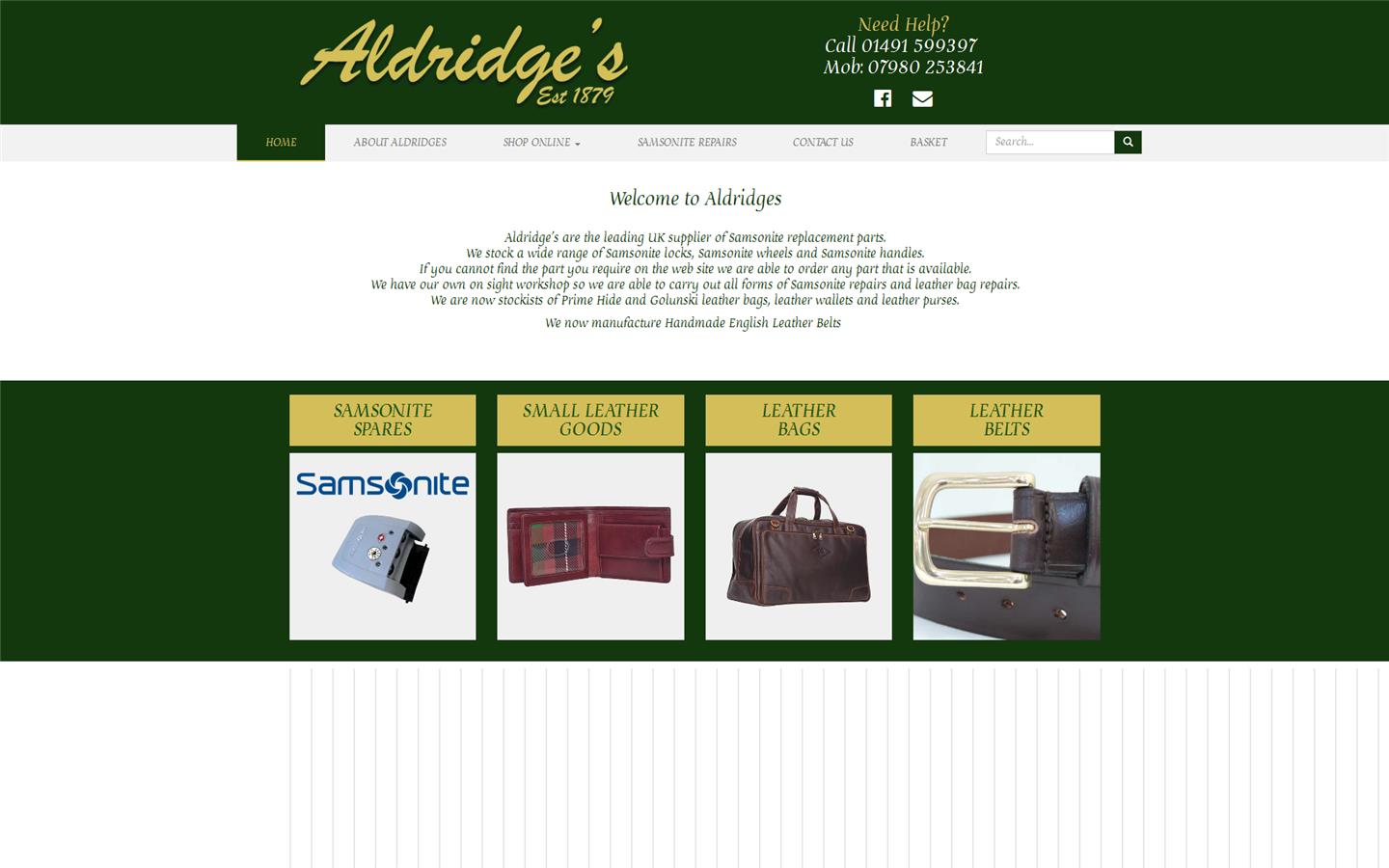 Aldridge''s Website