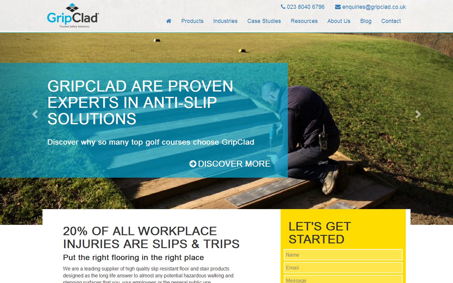 GRIPCLAD Limited Website