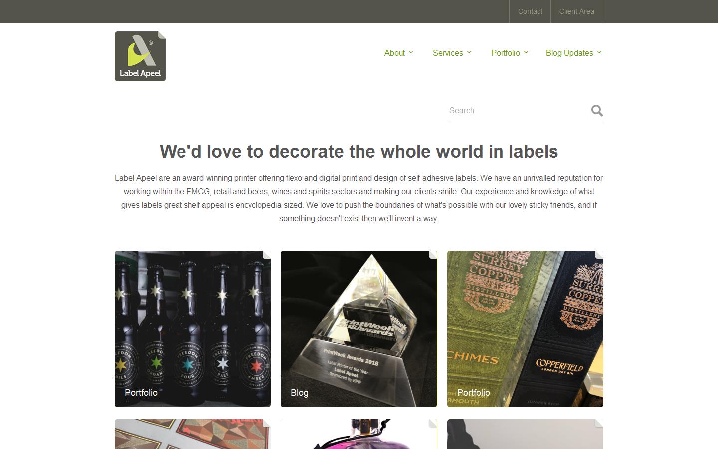 Label Apeel Ltd Website