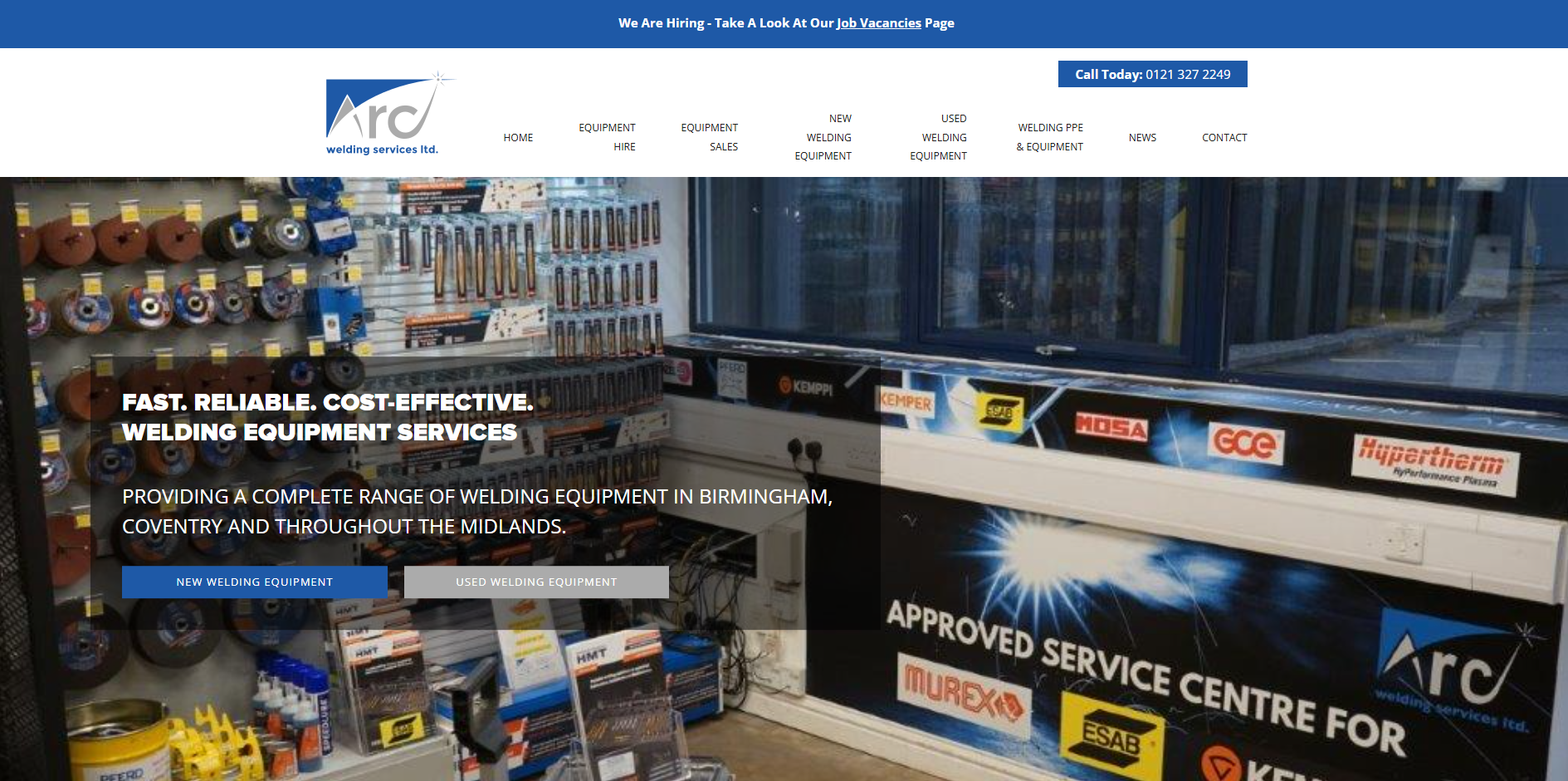 Arc Welding Services Ltd Website