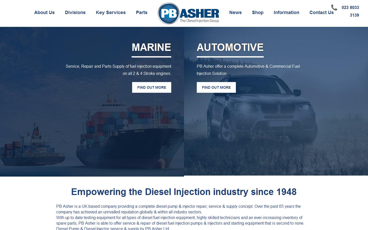 P B Asher Website