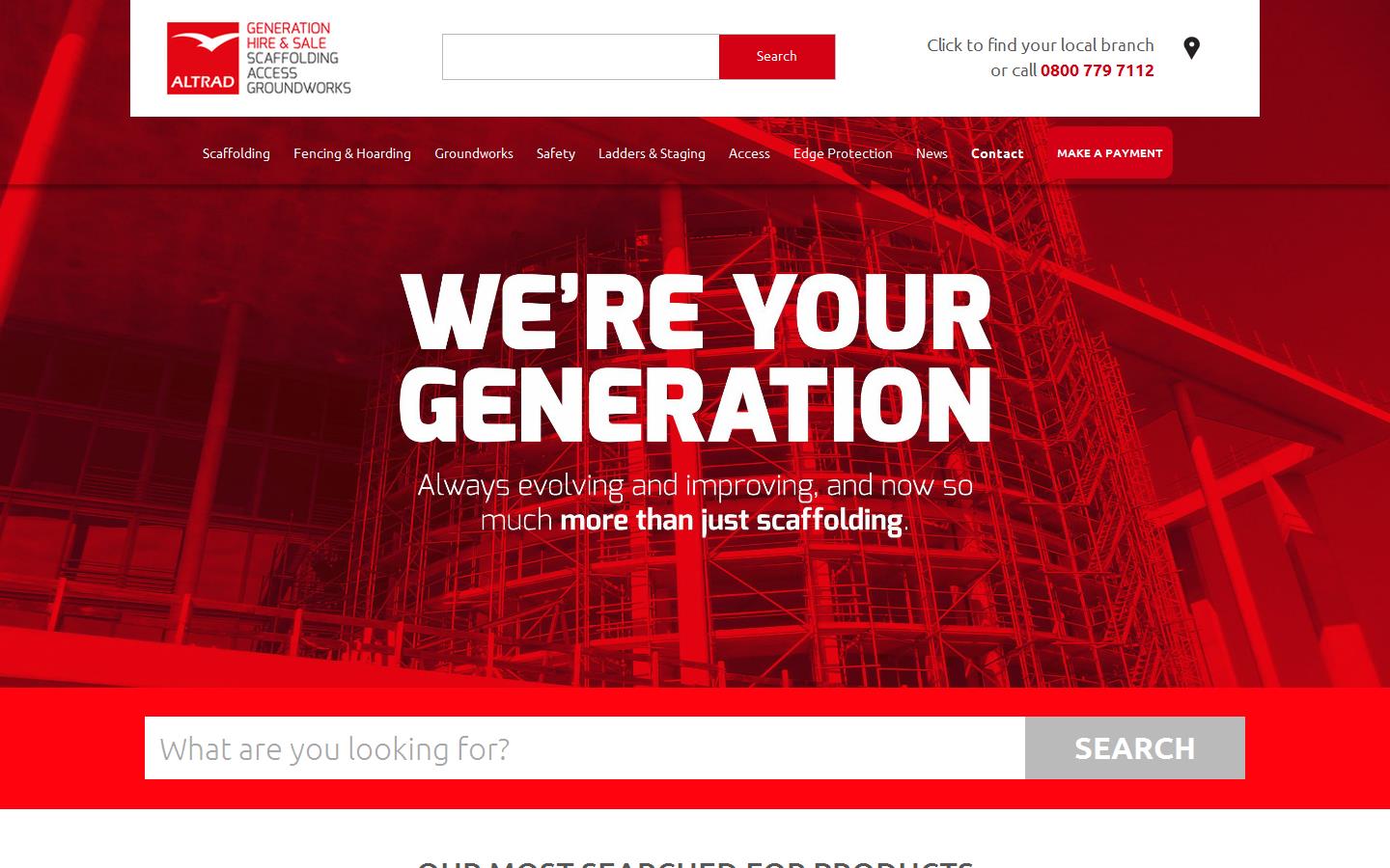 Generation Hire & Sale Website