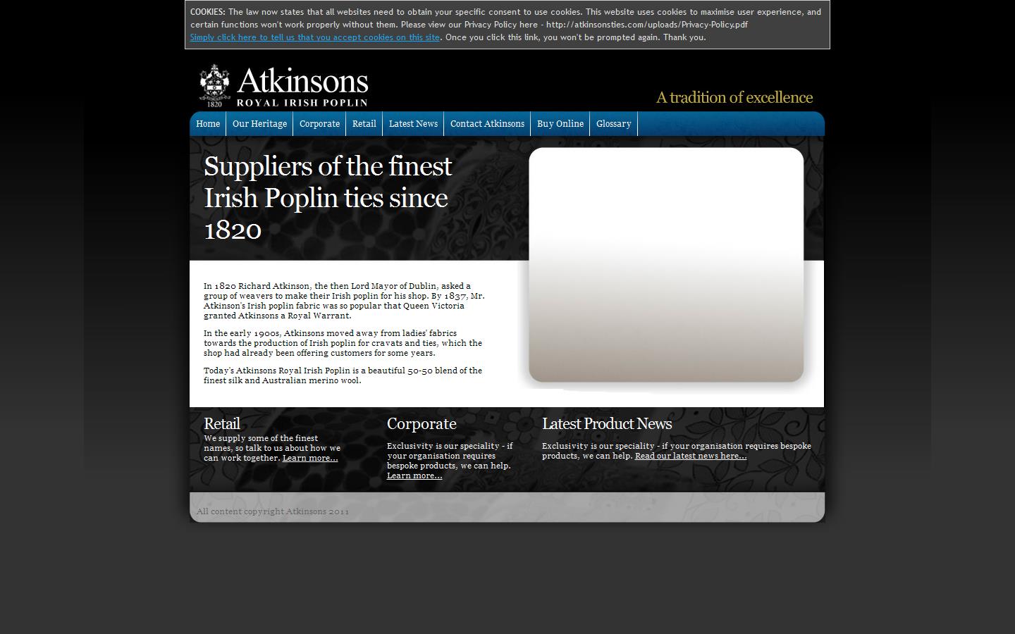 Richard Atkinson & Co. Ltd Website