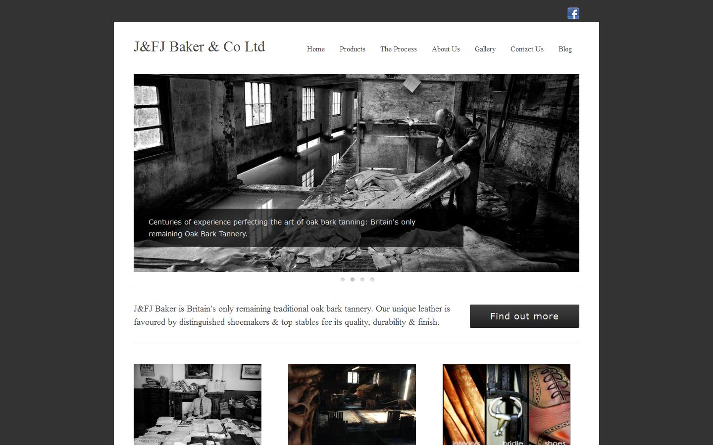 J & F J Baker & Co. Ltd Website