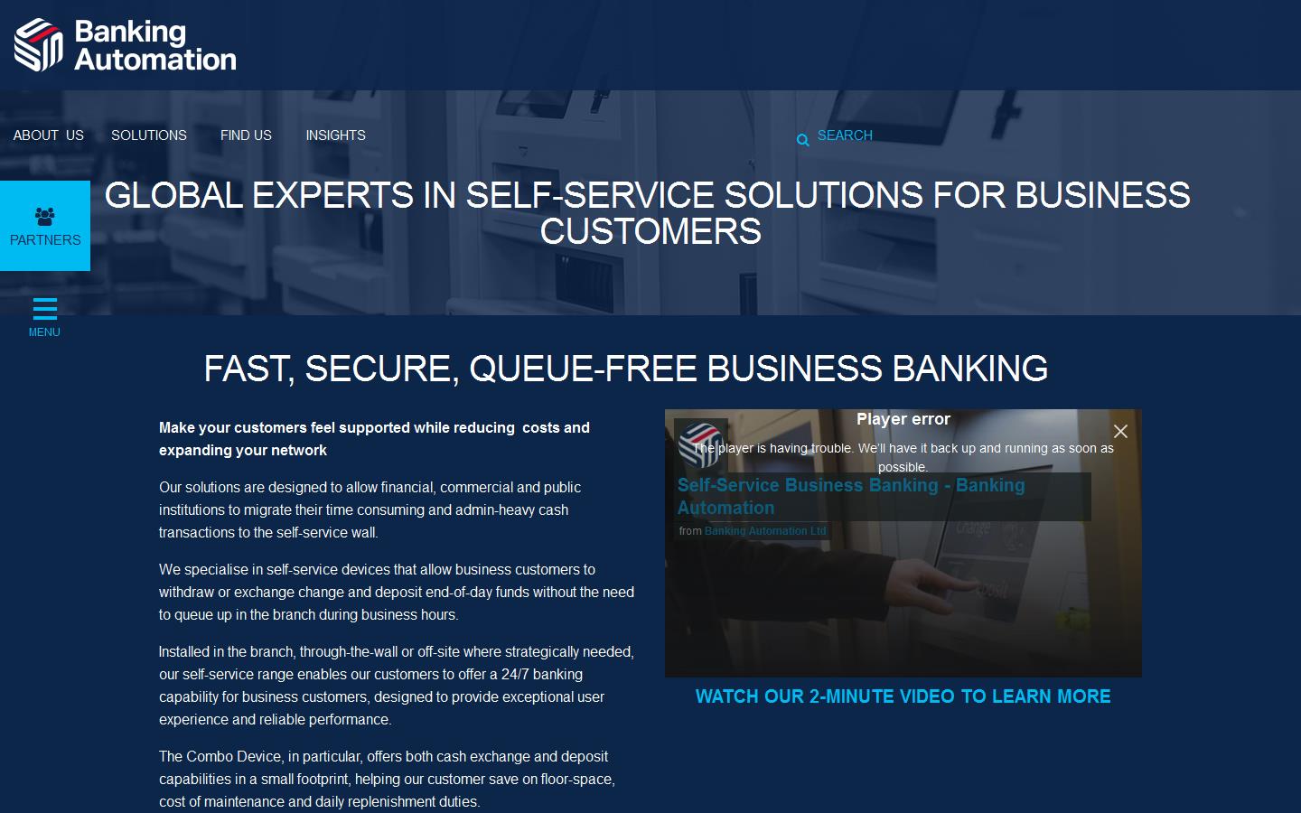Banking Automation Website
