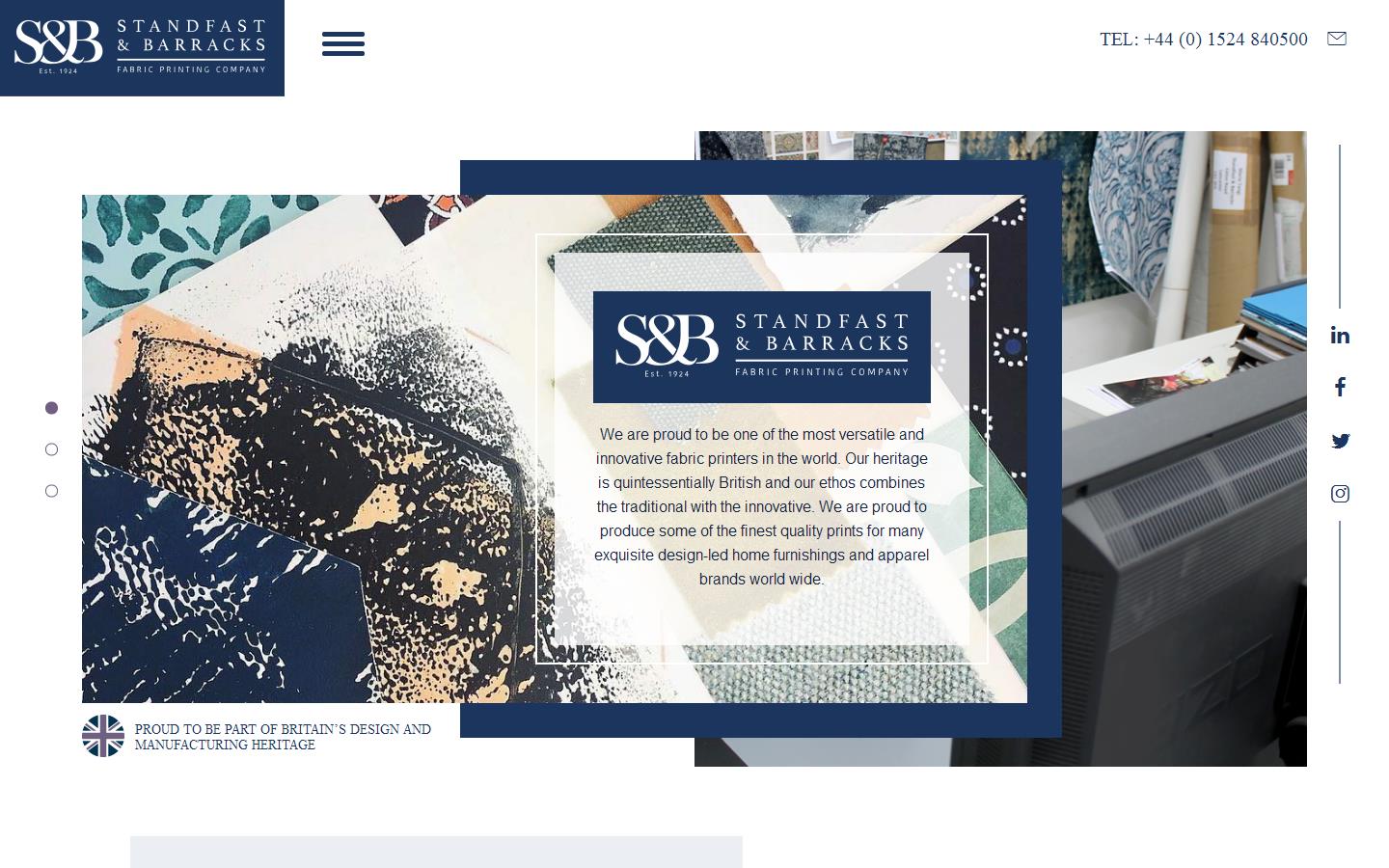 Standfast & Barracks Website