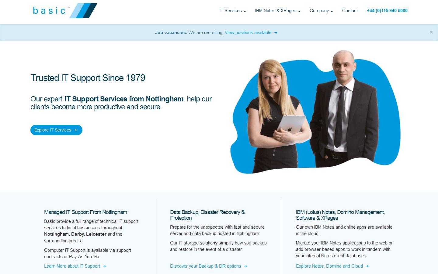 Basic Business Systems Ltd Website