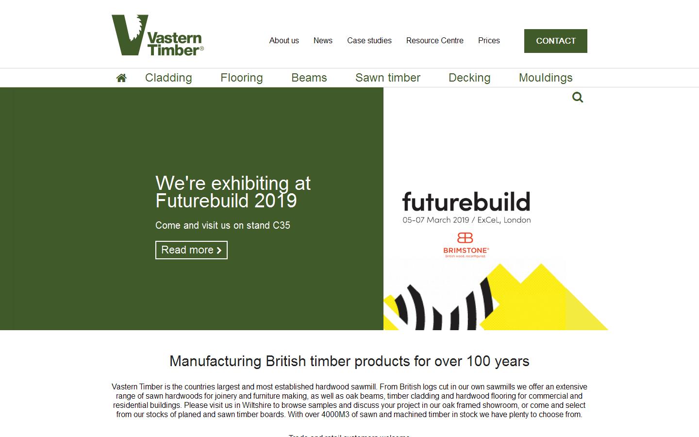 Vastern Timber Website