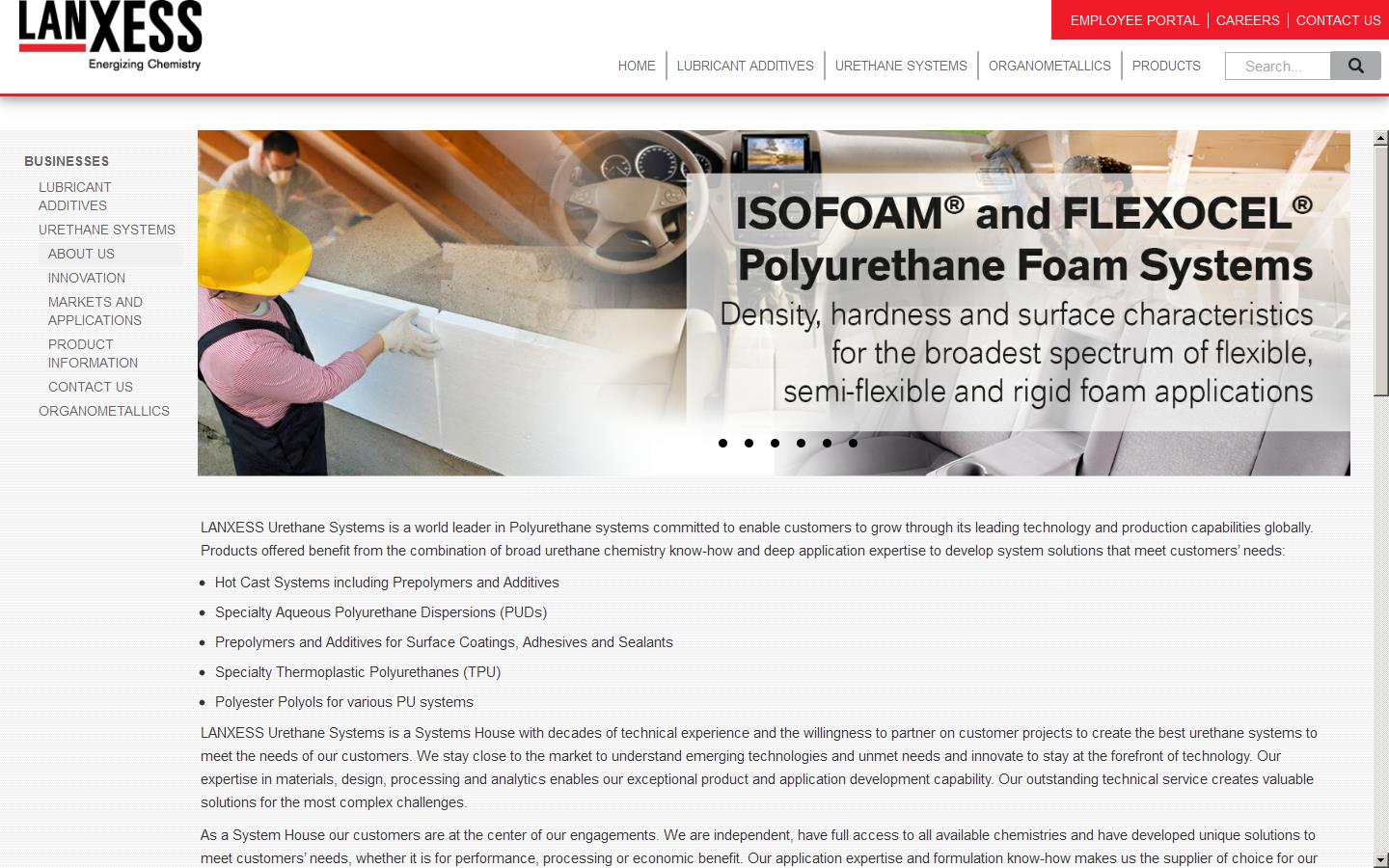 Baxenden Chemicals Ltd Website