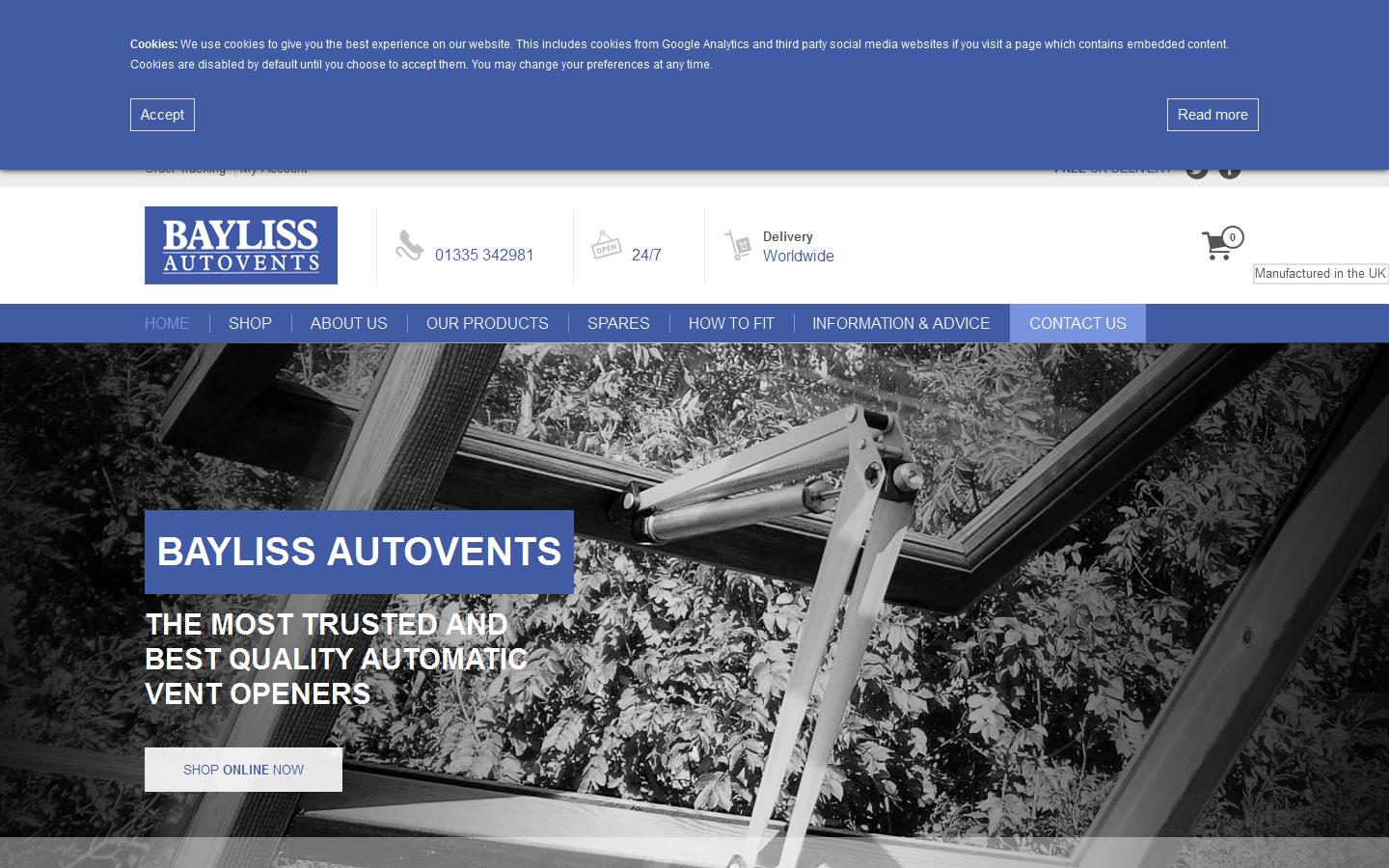 Bayliss Precision Components Ltd Website